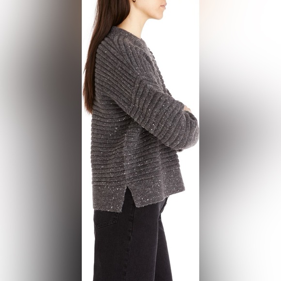 NWT Madewell Gray Sweater - Picture 2 of 4